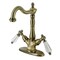 Kingston Brass Vessel Sink Faucet, Antique Brass KS1493WLL - alternate 1
